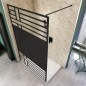 Walk In Dusche  - Amora-01 - Duschwand - Schwarz - Loft 5