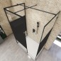 Walk In Dusche  - Amora-08 - Duschwand - Schwarz - Loft 3