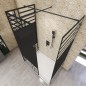 Walk In Dusche  - Amora-08 - Duschwand - Schwarz - Loft 5