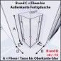 Eck-Duschkabine Cali-10 - aussenöffnend - Chrom - Klarglas