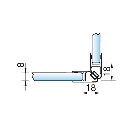 Magnetdichtung 90°