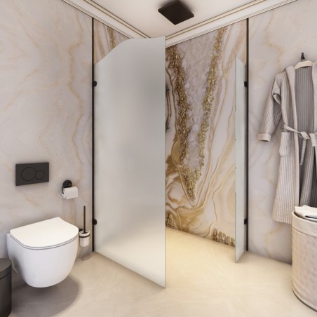 Walk In Dusche Regal 14-Chrom-Satino