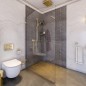 Walk In Dusche Royal 12-Gold-Klarglas