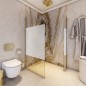 Walk In Dusche Royal 14-Gold-Blinds