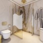 Walk In Dusche Royal 14-Gold-Billow