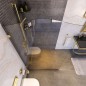 Walk In Dusche Royal 12-Gold-Klarglas