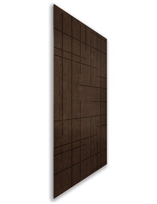 Holzschiebetür Nur Türblatt - Wenge  Model 1087