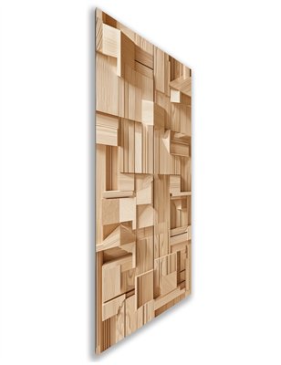 Holzschiebetür Nur Türblatt - Holzkunst  Model 1001