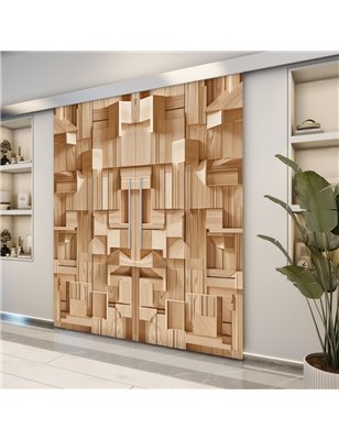 Holzschiebetür Eco-Line - Holzkunst  Model 3001