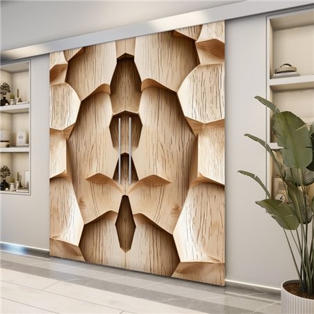 Holzschiebetür Eco-Line - Holzkunst  Model 3002