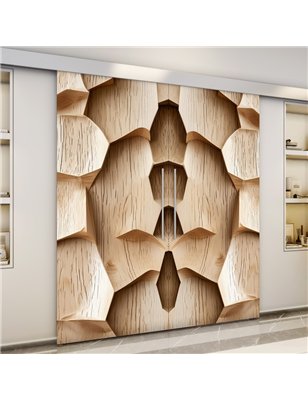 Holzschiebetür Eco-Line - Holzkunst  Model 3002-3