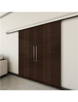 Holzschiebetür Slim-Line - Wenge  Model 3013-3