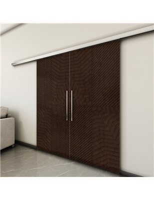 Holzschiebetür Slim-Line - Wenge  Model 3050-3