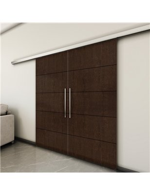 Holzschiebetür Slim-Line - Wenge  Model 3066-3