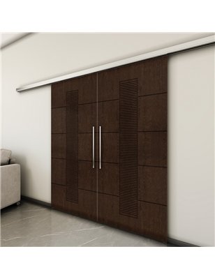 Holzschiebetür Slim-Line - Wenge  Model 3067-3