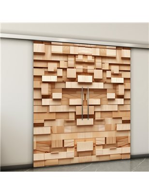 Holzschiebetür Slim-Line - Holzkunst  Model 3022