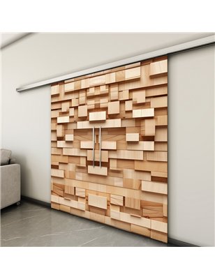 Holzschiebetür Slim-Line - Holzkunst  Model 3022-3