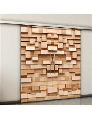 Holzschiebetür Slim-Line - Holzkunst  Model 4022