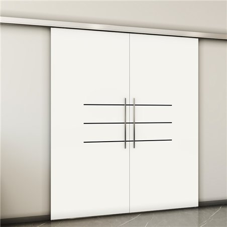 Holzschiebetür Slim-Line - Design-Linien  Model 4009