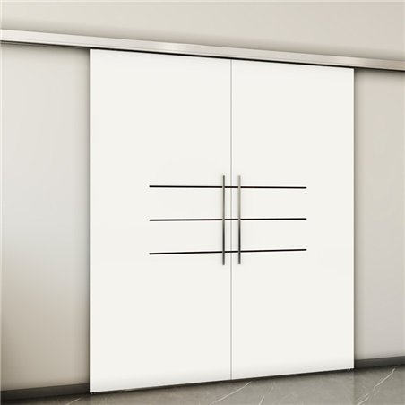 Holzschiebetür Slim-Line - Design-Linien  Model 4012