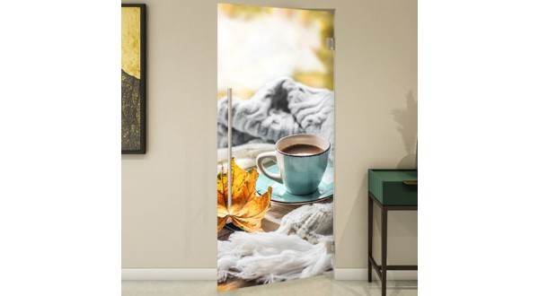 Pendeltüren FOTOPRINT Kaffe