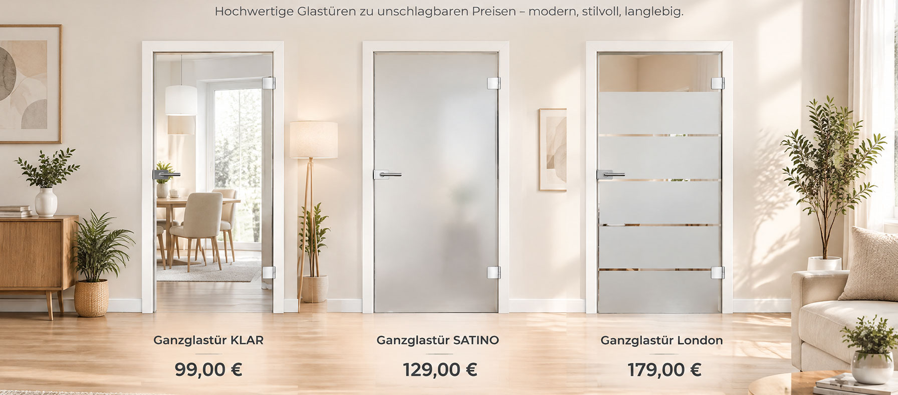Glastüren - Sale Glastüren - Sale