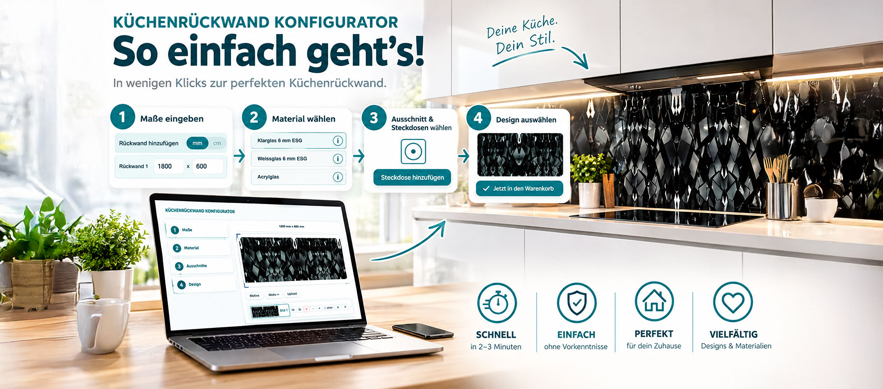 Kücherückwand Konfigrasyon Kücherückwand Konfigrasyon